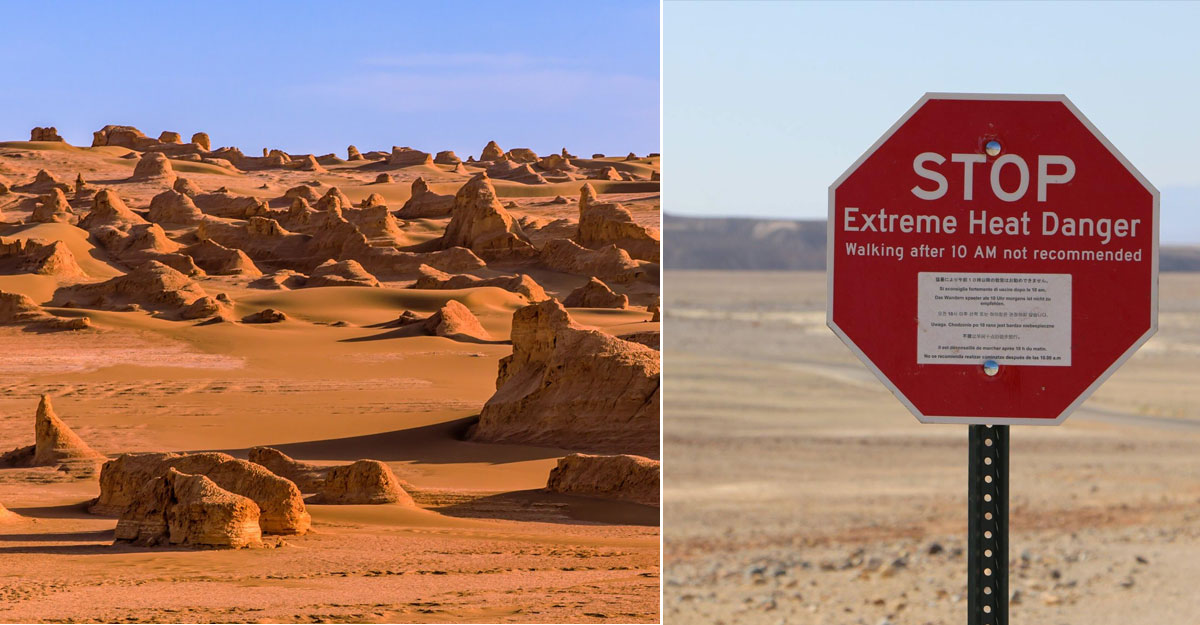 বিশ্বের সবচেয়ে গরম জায়গার তাপমাত্রা কত?