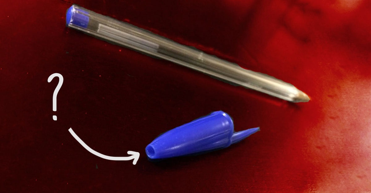 কলমের ক্যাপে ছিদ্র থাকে কেন?