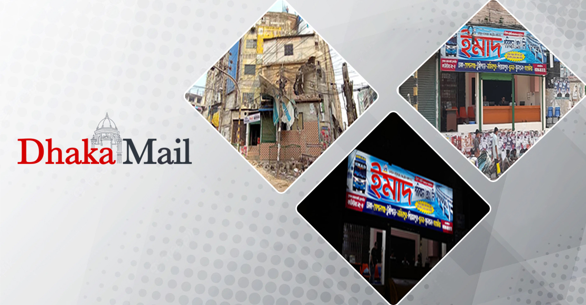 উচ্ছেদের জায়গায় সুসজ্জিত বাস কাউন্টার!