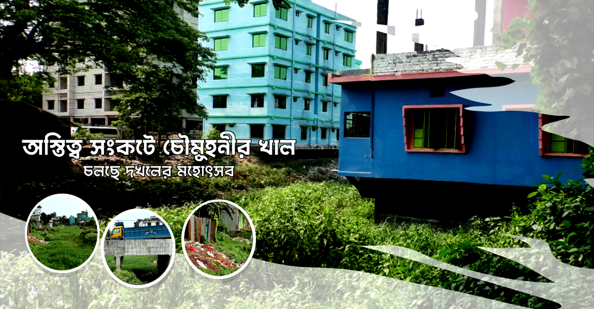 অস্তিত্ব সংকটে চৌমুহনীর খাল: চলছে দখলের মহোৎসব