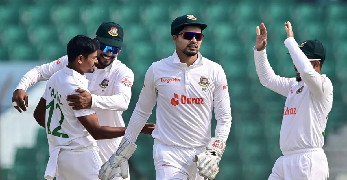 স্বস্তি নিয়ে প্রথম দিন শেষ করল বাংলাদেশ