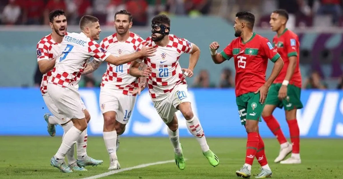 মরক্কোর স্বপ্ন ভেঙে বিশ্বকাপে তৃতীয় ক্রোয়েশিয়া