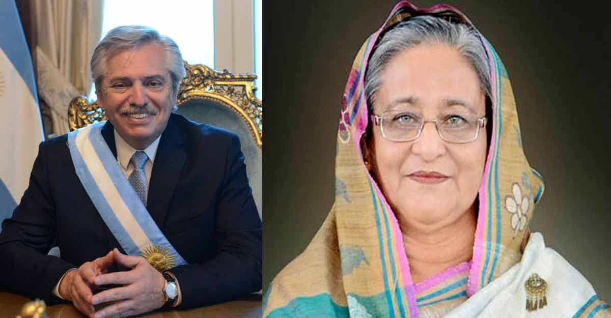 বিশ্বকাপ জয়ে আর্জেন্টিনার প্রেসিডেন্টকে প্রধানমন্ত্রীর অভিনন্দন