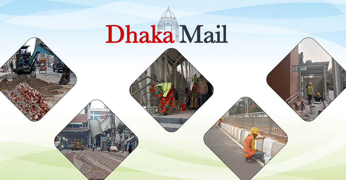 মেট্রোরেল: চলছে শেষ মুহূর্তের প্রস্তুতি, সড়ক সংস্কারে তোড়জোড়