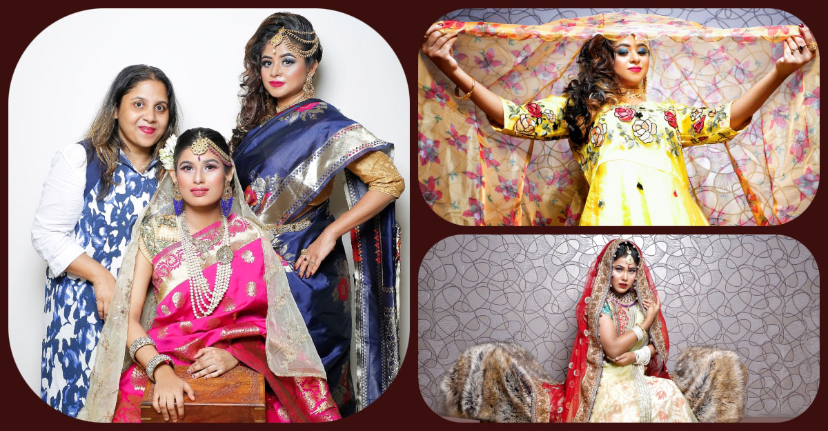 সেতুর ডিজাইন করা পোশাকে ‘ব্রাইডাল শ্যুট’