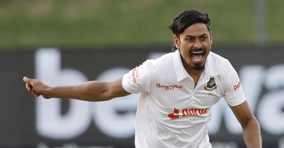 তাইজুল ঝড়ে সাজঘরে কোহলিসহ তিন টপ অর্ডার