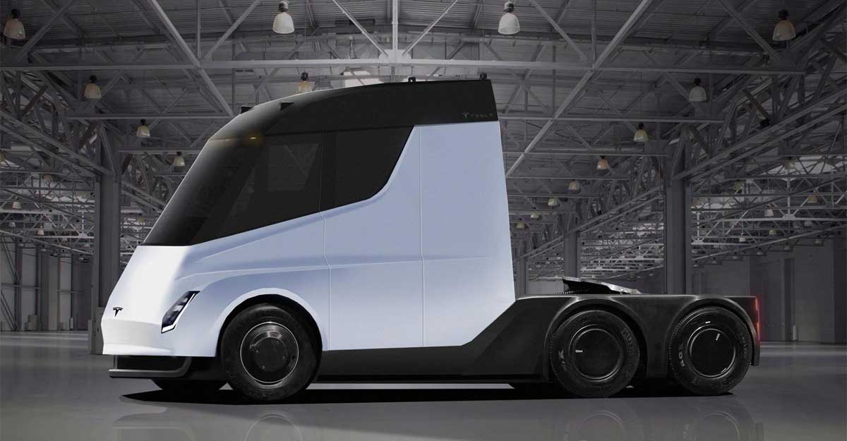 ব্যাটারিচালিত সেমি-ট্রাক আনল টেসলা