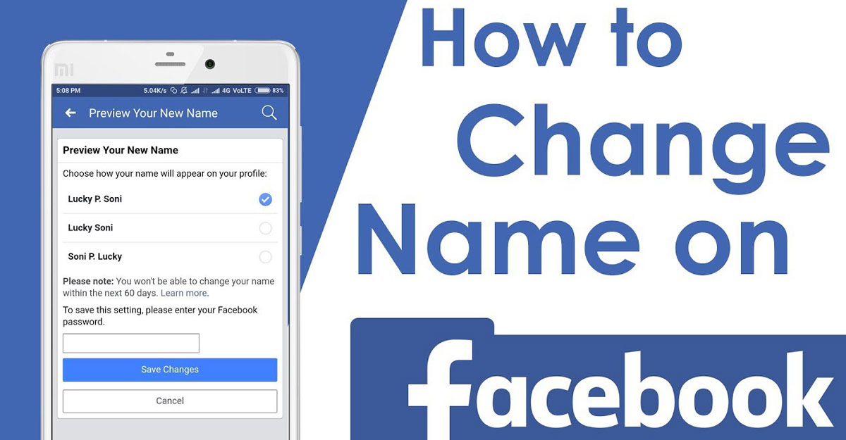 ফেসবুকে নিজের নাম বদলানোর সহজ উপায় জানুন
