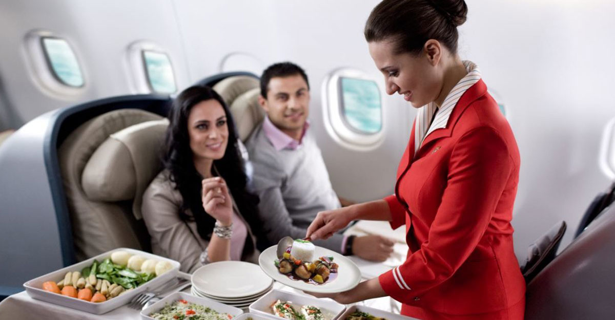 plane food