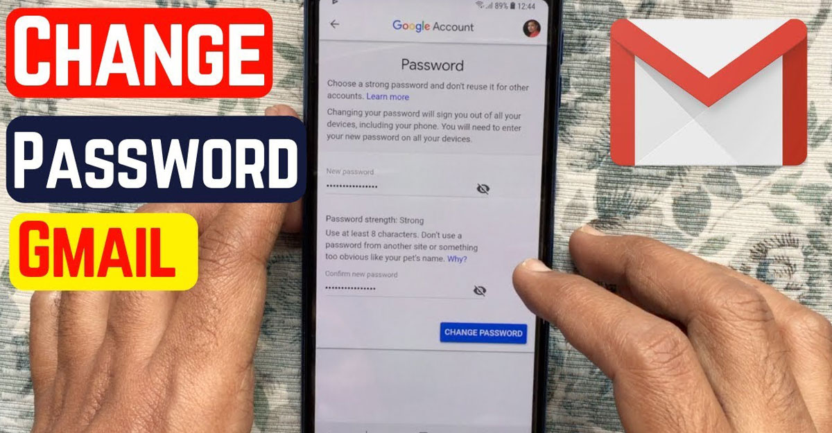 জিমেইলের পাসওয়ার্ড বদলানোর সহজ উপায়