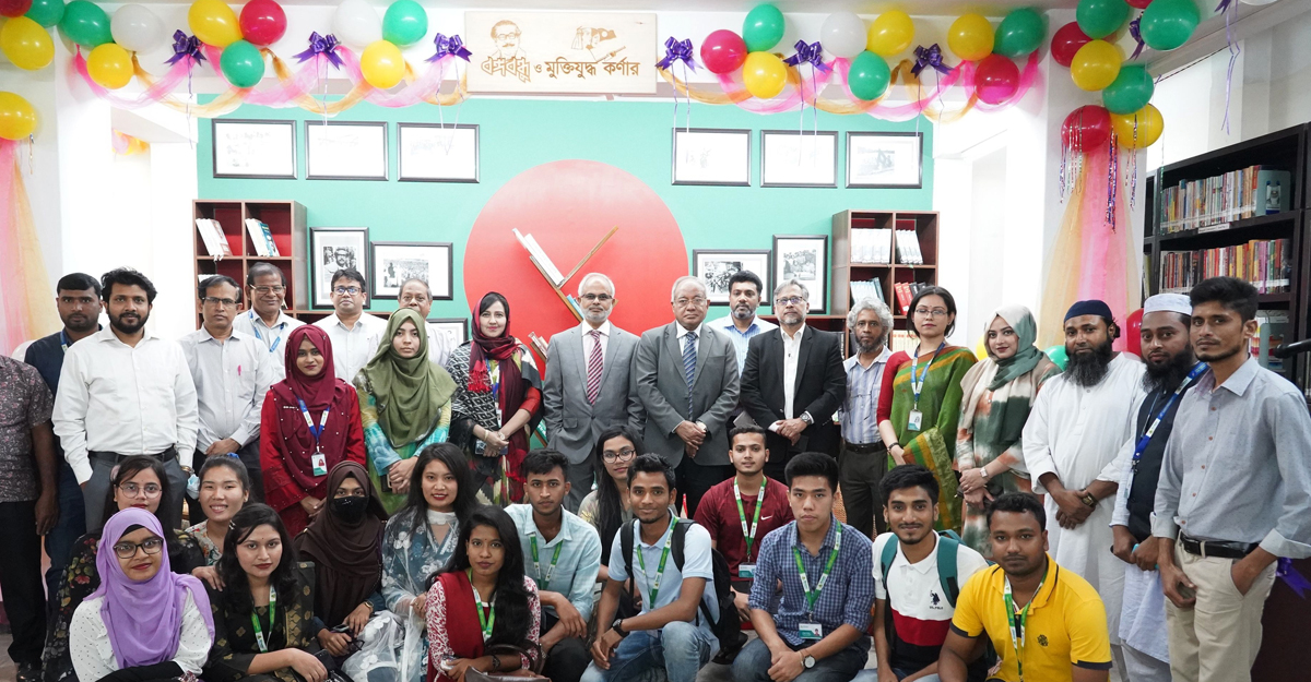 গ্রিন ইউনিভার্সিটিতে ‘বঙ্গবন্ধু ও মুক্তিযুদ্ধ কর্নার’ উদ্বোধন