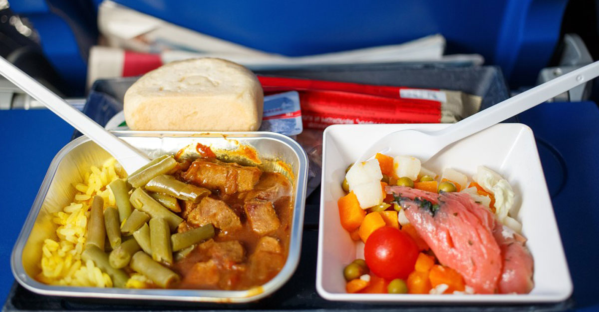 plane food