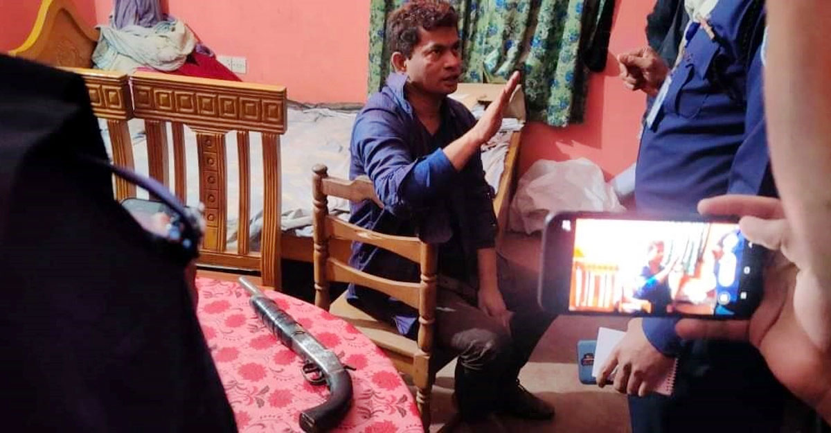 ভোটের আগের রাতে অস্ত্রসহ যুবলীগ নেতা আটক