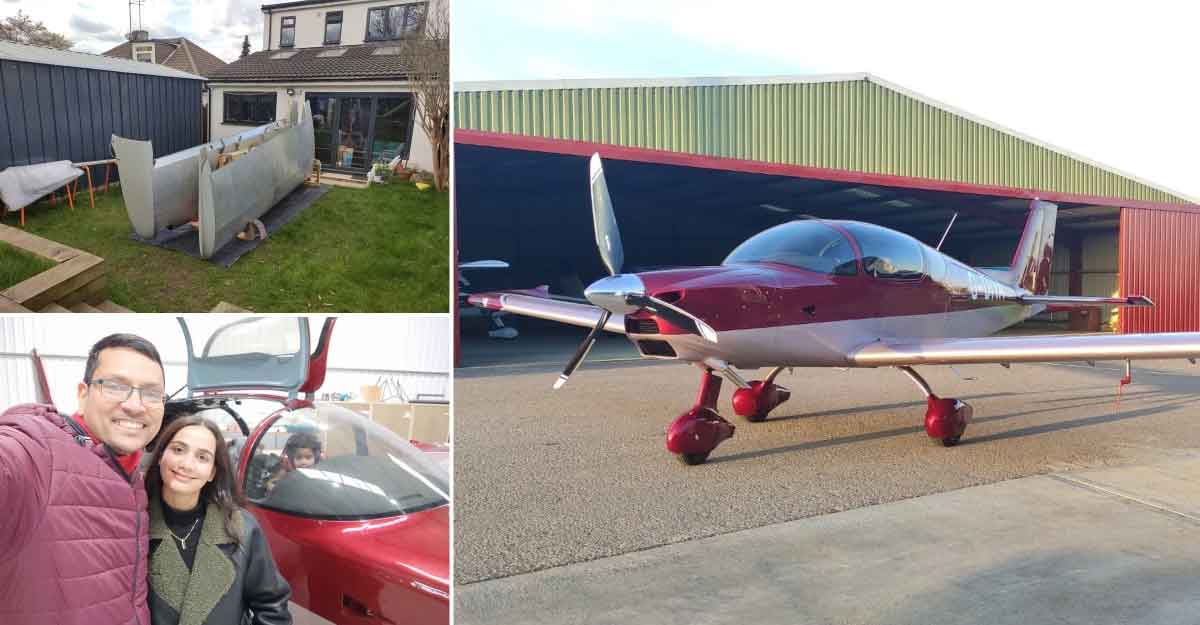 ১৮ মাসের চেষ্টায় ঘরে বসে বানালেন বিমান, ঘুরলেন ইউরোপ