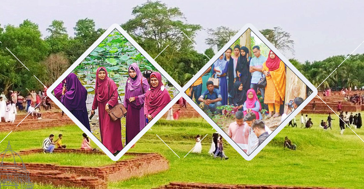 দিনভর মানুষের পদচারণায় মুখর নওগাঁর দর্শনীয় স্থানগুলো