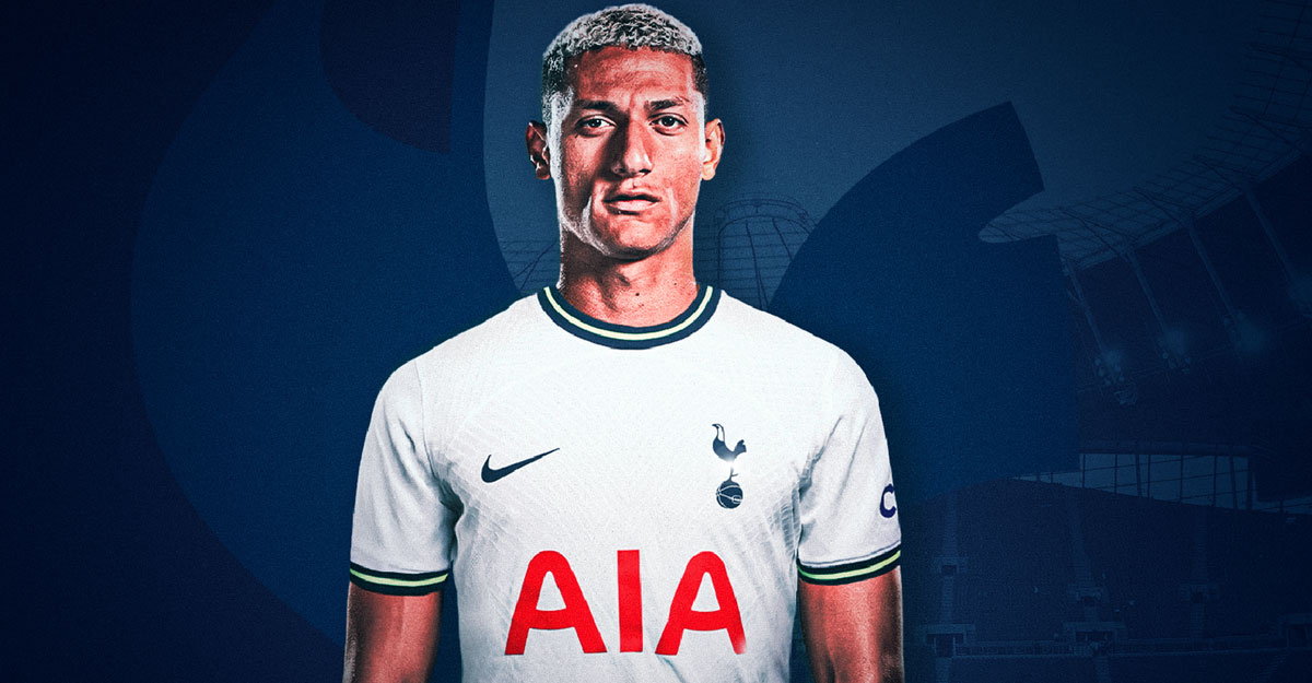 ৬০ মিলিয়নে টটেনহ্যামে যোগ দিলেন রিচার্লিসন