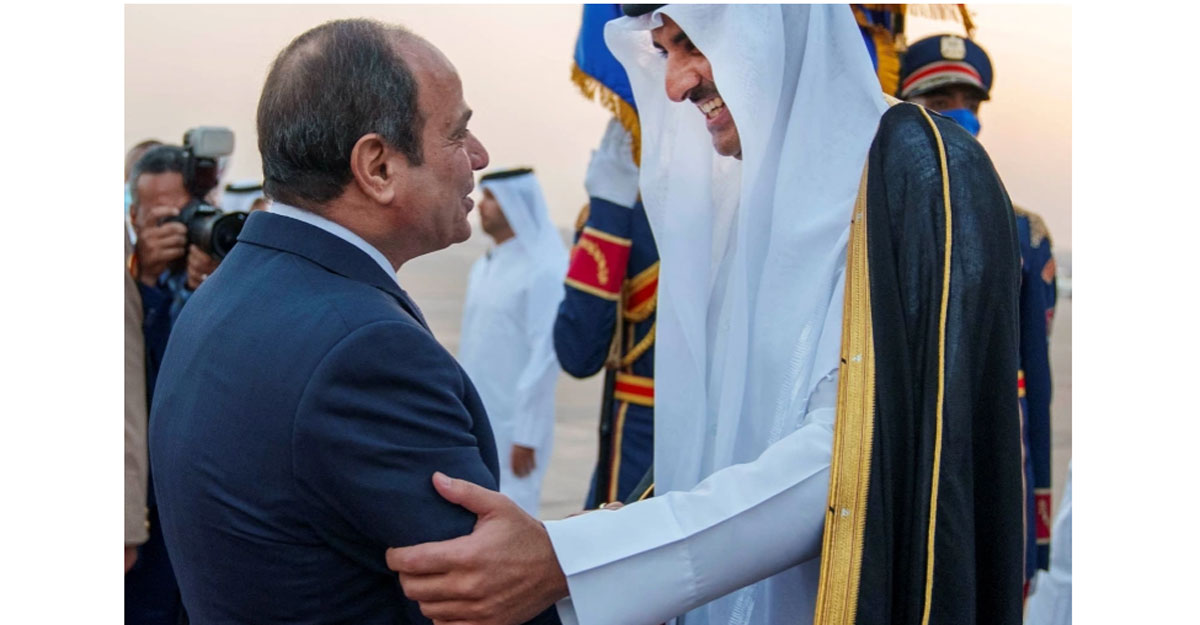 মিসর সফরে কাতারের আমির, সিসির সঙ্গে হবে বৈঠক
