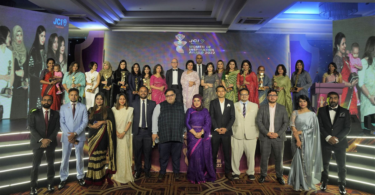 জেসিআই বাংলাদেশের ‘উইমেন অব ইনস্পিরেশন অ্যাওয়ার্ড’ পেলেন ১৪ নারী
