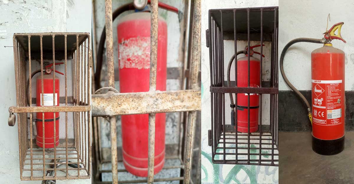 মেয়াদোত্তীর্ণ অগ্নিনির্বাপক যন্ত্র দিয়েই চলছে রাবি ফিলিং স্টেশন