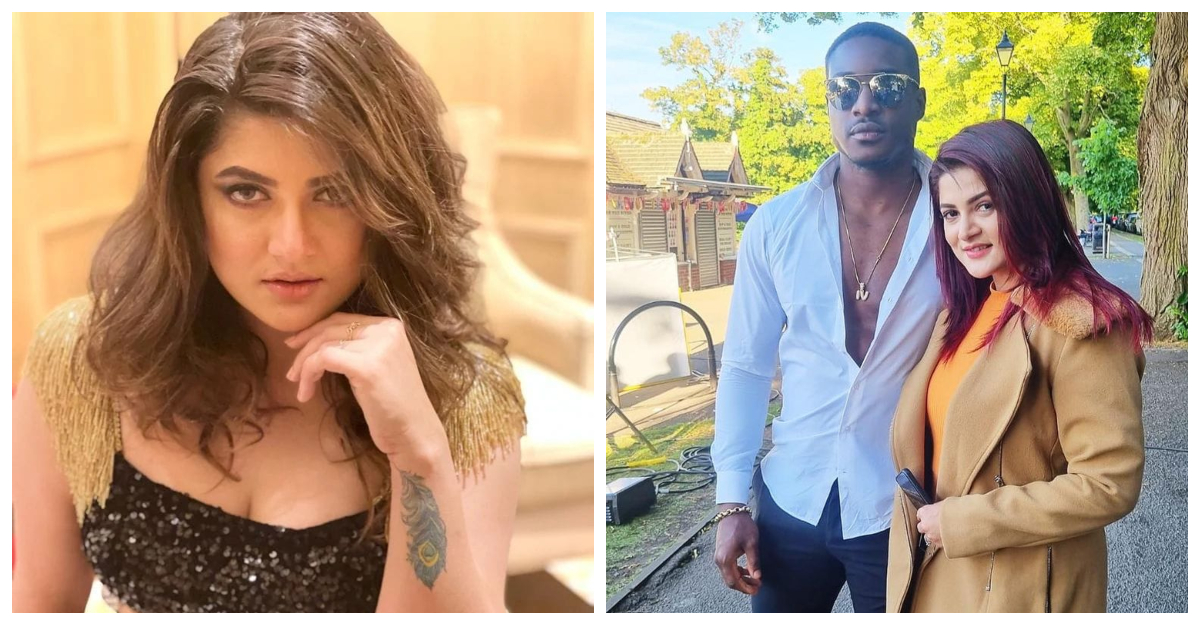 কৃষ্ণাঙ্গ ব্যক্তির সঙ্গে ছবি, কটাক্ষের শিকার শ্রাবন্তী