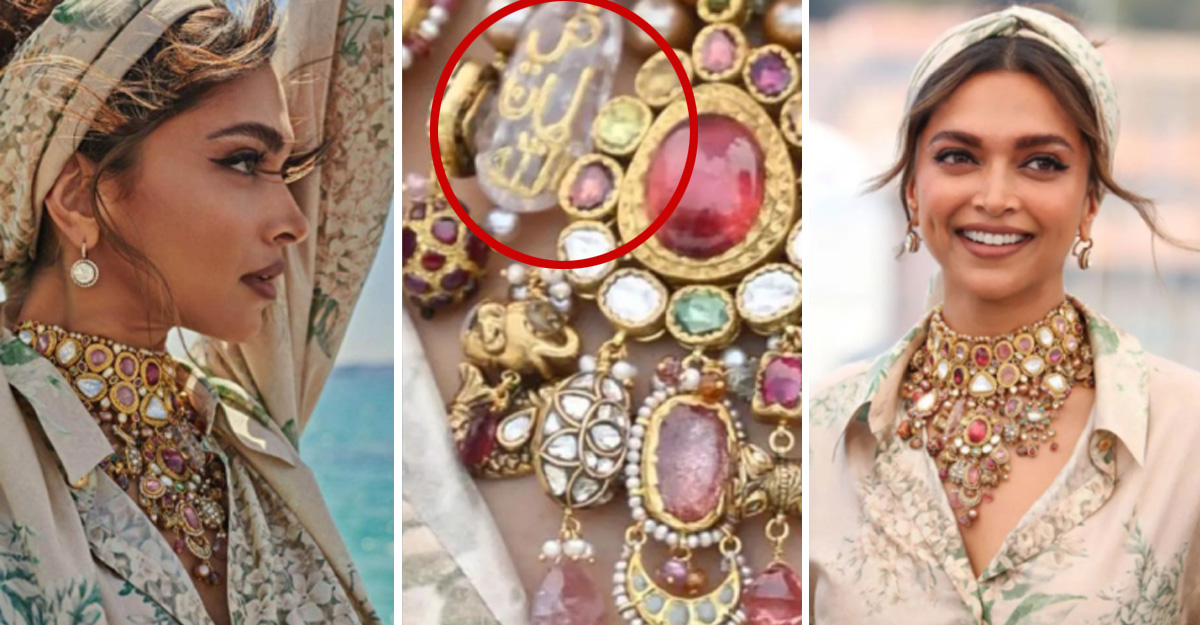 ‘ফি-আমানিল্লাহ’ লেখা নেকলেস পরলেন দীপিকা