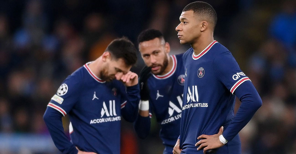 messi neymar mbappe psg failure