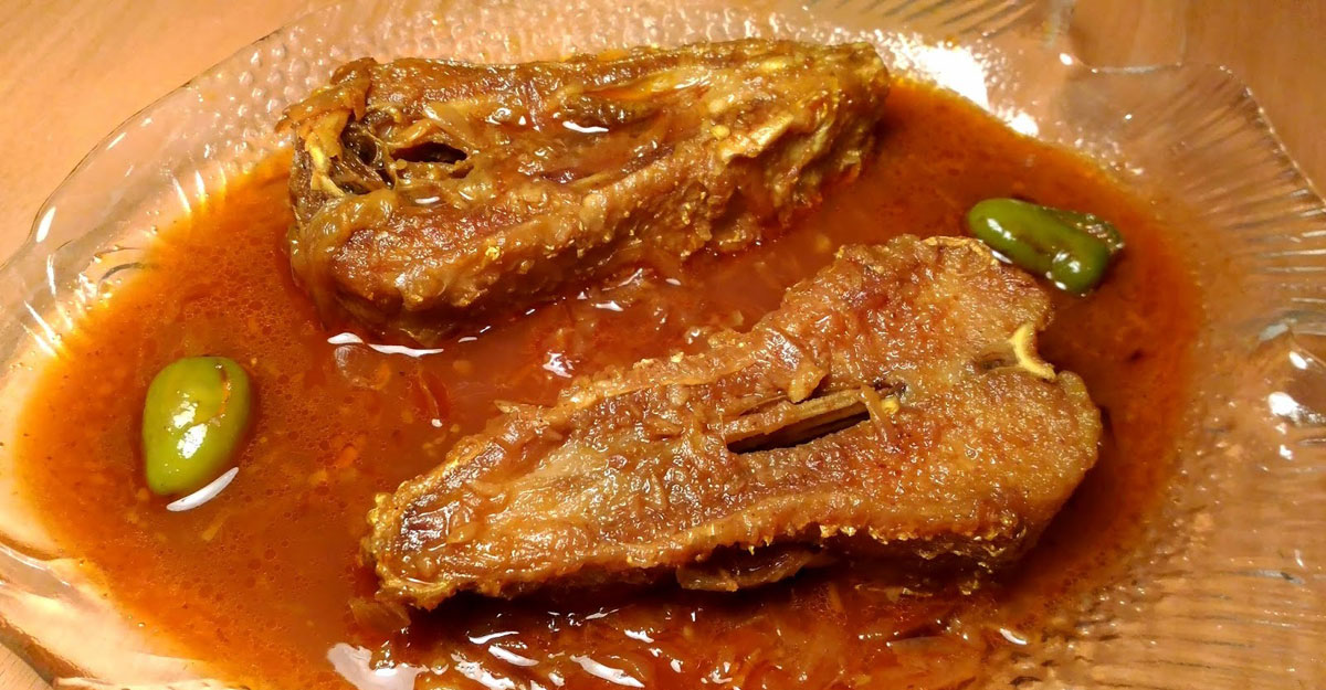 চিতল মাছের কালিয়া