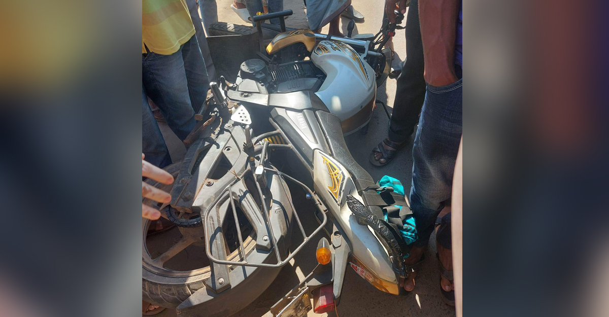 ট্রাকের ধাক্কায় মোটসাইকেলের চালক নিহত