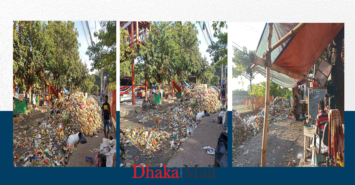 কূটনৈতিক পাড়ায় ময়লার ভাগাড়!