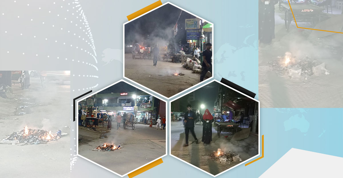 ঢাকা দক্ষিণের বর্জ্য পুড়ছে সড়কে, পরিবেশবাদীদের উদ্বেগ