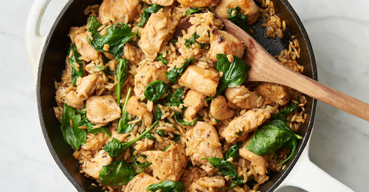 ক্রিমি গার্লিক চিকেন রাইস রেসিপি