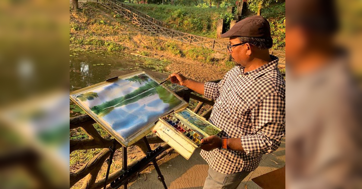 ‘ছবি এঁকে বিশ্বের কাছে দেশকে পরিচিত করতে চাই’