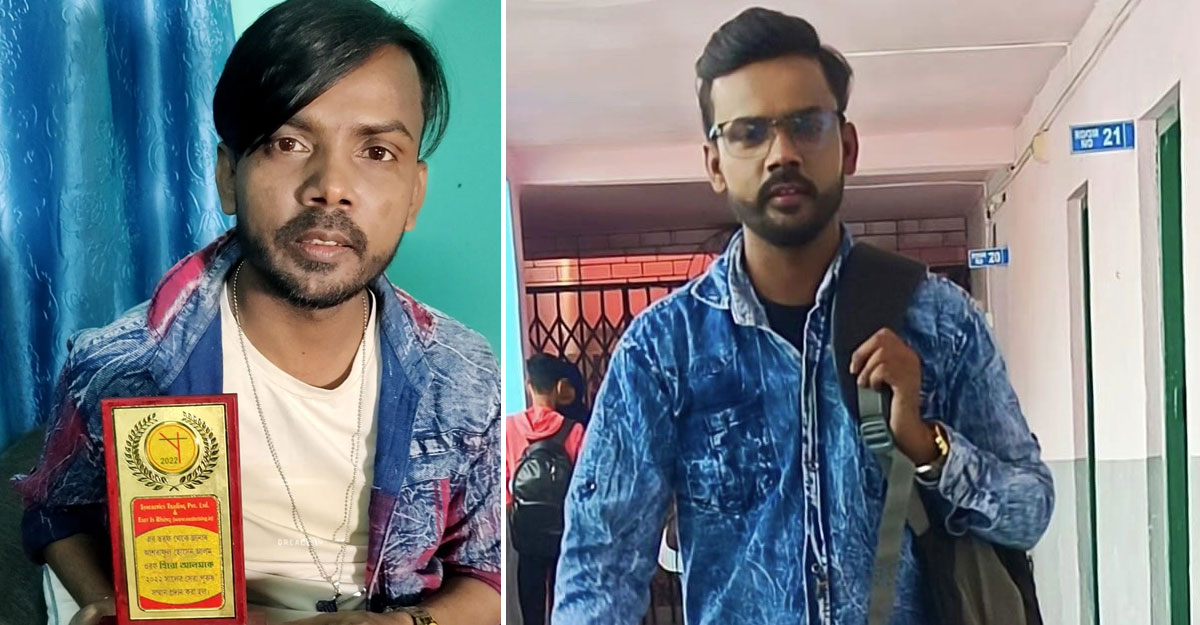 কলকাতায় ‘সেরা পুরুষ’ পুরস্কার পেলেন হিরো আলম