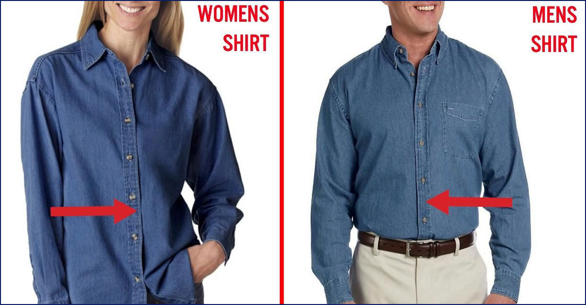 নারীদের পোশাকের বোতাম কেন বাম দিকে থাকে?