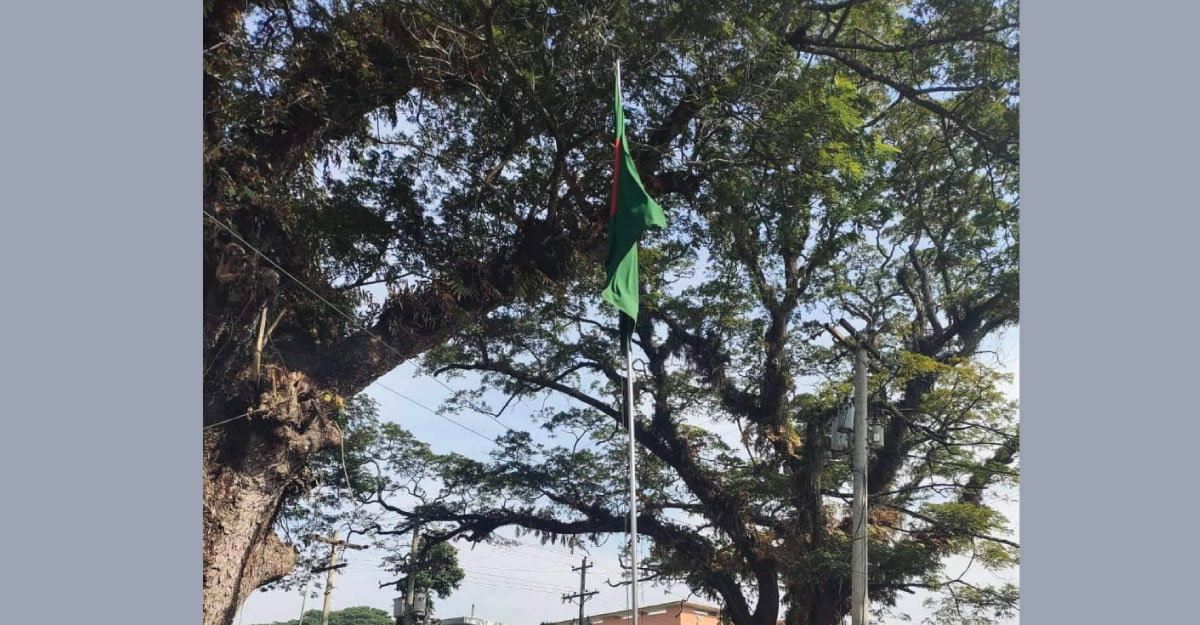 হানাদার বাহিনীর বুলেটও নামাতে পারেনি যে পতাকা