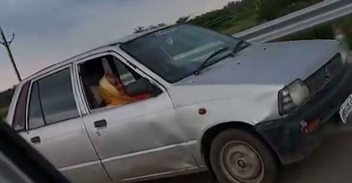 viral car driver