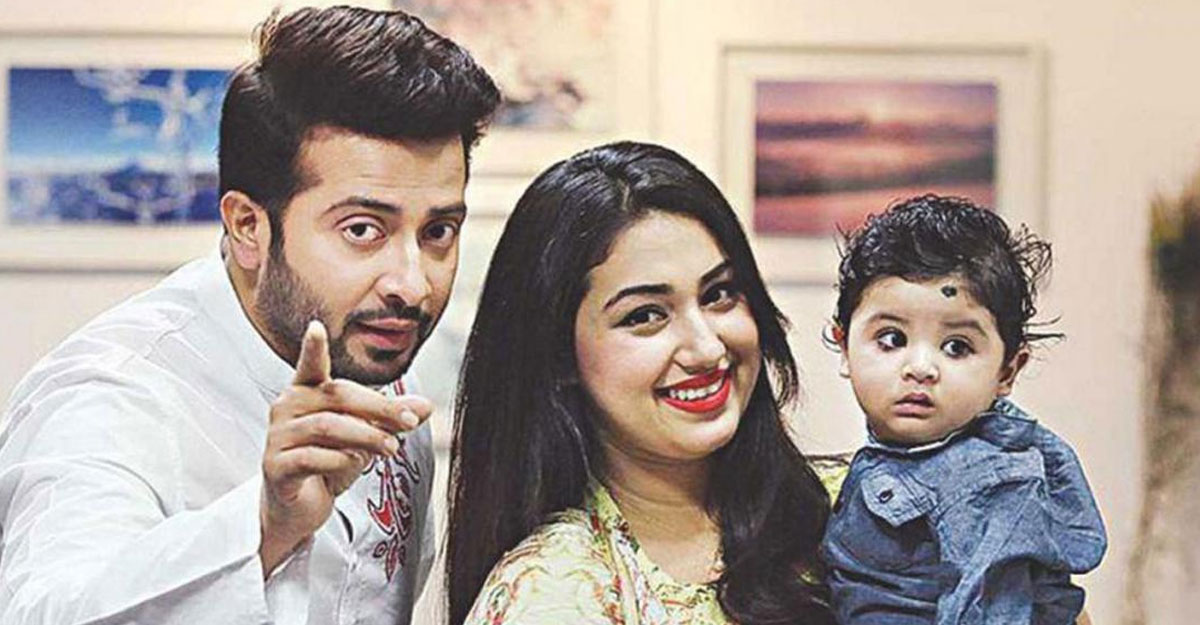 ছেলের জন্মদিনে অপুকে খোঁচা দিলেন শাকিব