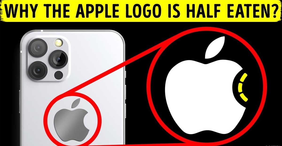 অ্যাপলের লোগোতে অর্ধেক খাওয়া আপেল কেন? 