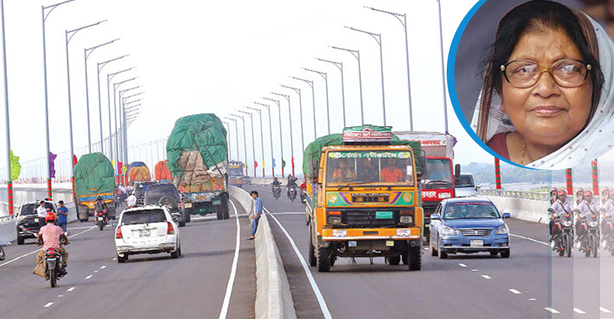 প্রাণহীন দেহে পদ্মা সেতু পার হলেন সাজেদা, ছেলের আক্ষেপ