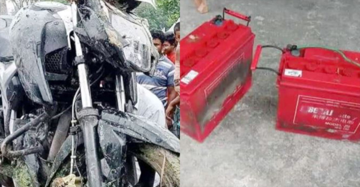 ব্যাটারি চুরি করতে গিয়ে মোটরসাইকেল রেখে পালাল চোরেরা