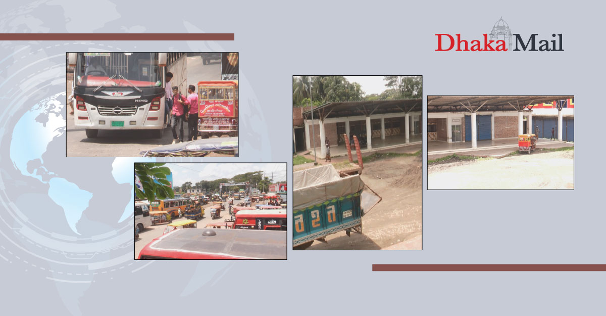 নির্মাণের আড়াই বছরেও চালু হয়নি কালকিনি পৌর বাস টার্মিনাল