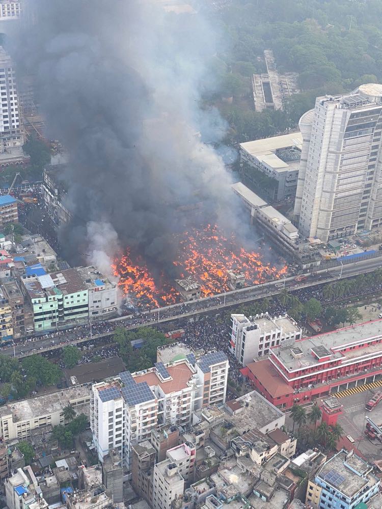 fire dhaka