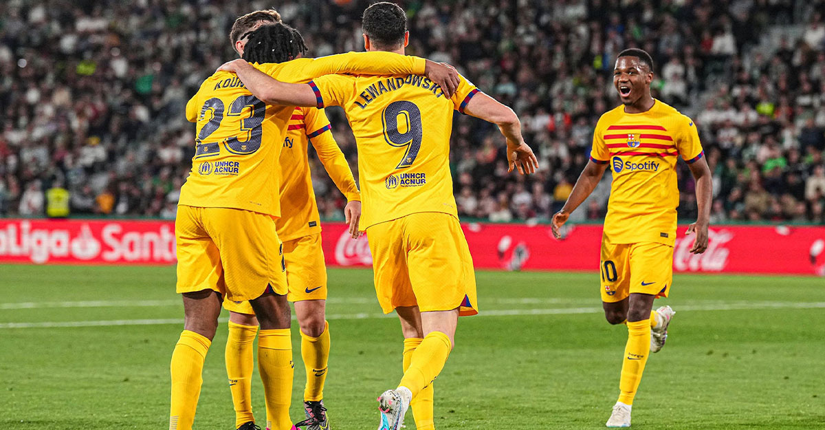 এলচেকে উড়িয়ে শিরোপার আরও কাছে বার্সেলোনা