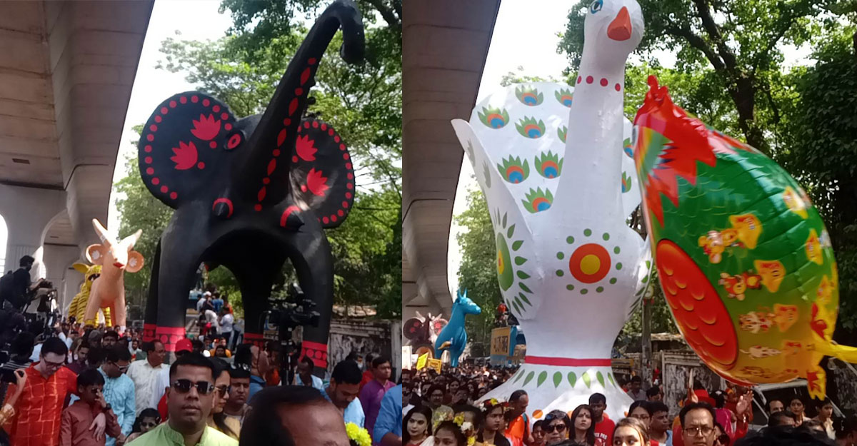 নানা আয়োজনে সারাদেশে বাংলা নববর্ষ উদযাপন