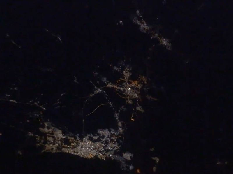 Makkah, Madina from space