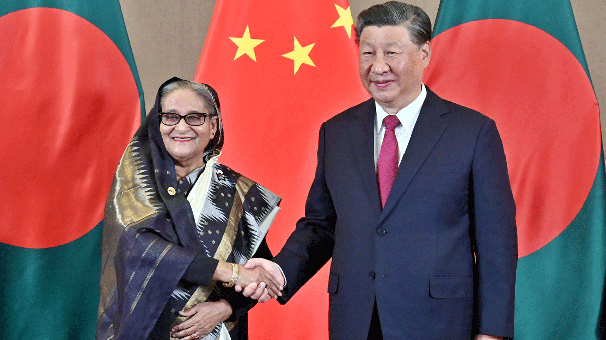 শেখ হাসিনা-শি জিনপিং দ্বিপাক্ষিক বৈঠক অনুষ্ঠিত