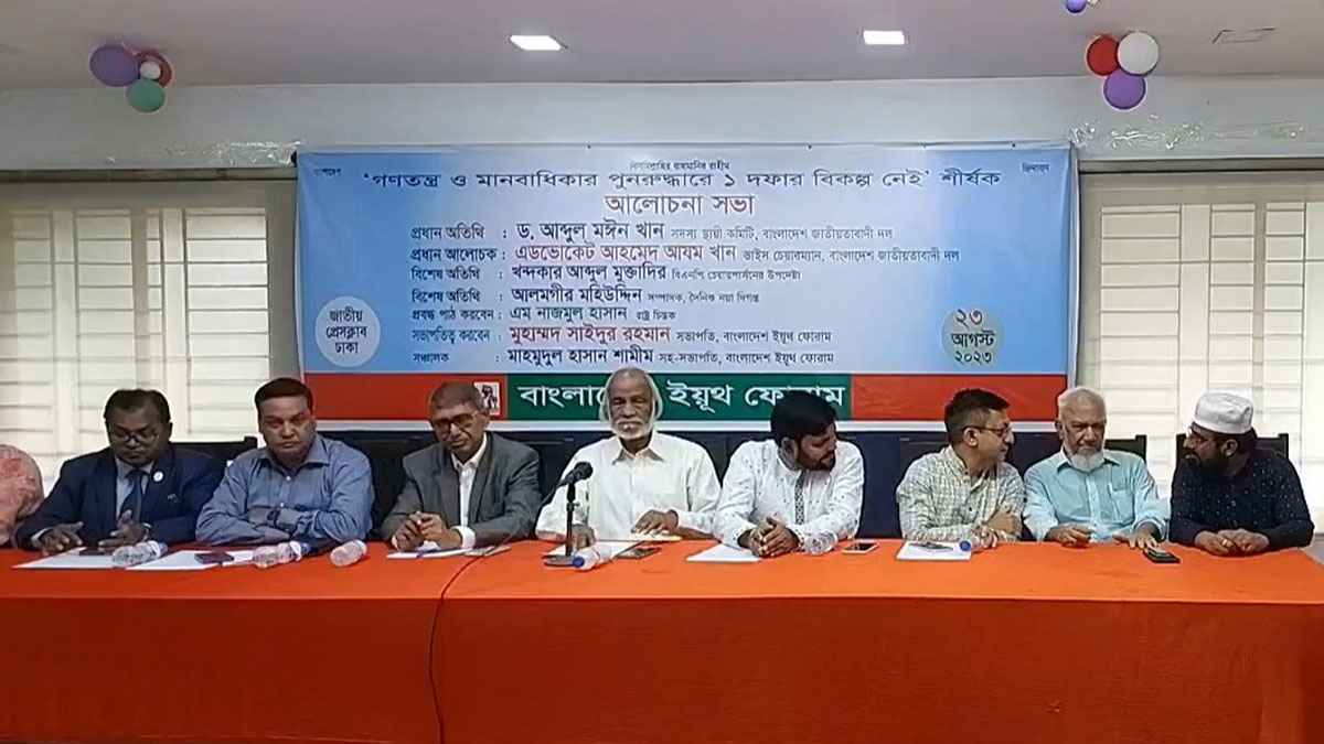 গণতন্ত্রের লেবাস পরে তা হত্যা করেছে আ.লীগ: ড. মঈন খান