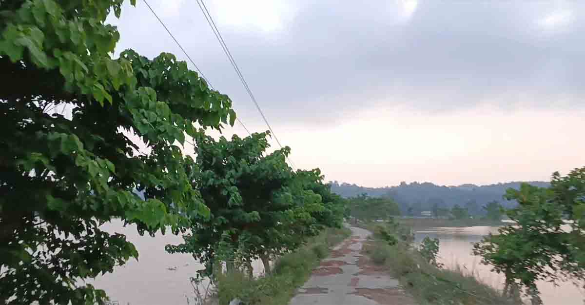 শঙ্কা কাটলেও এখনও রাঙ্গামাটির দুই উপজেলার নিম্নাঞ্চল প্লাবিত