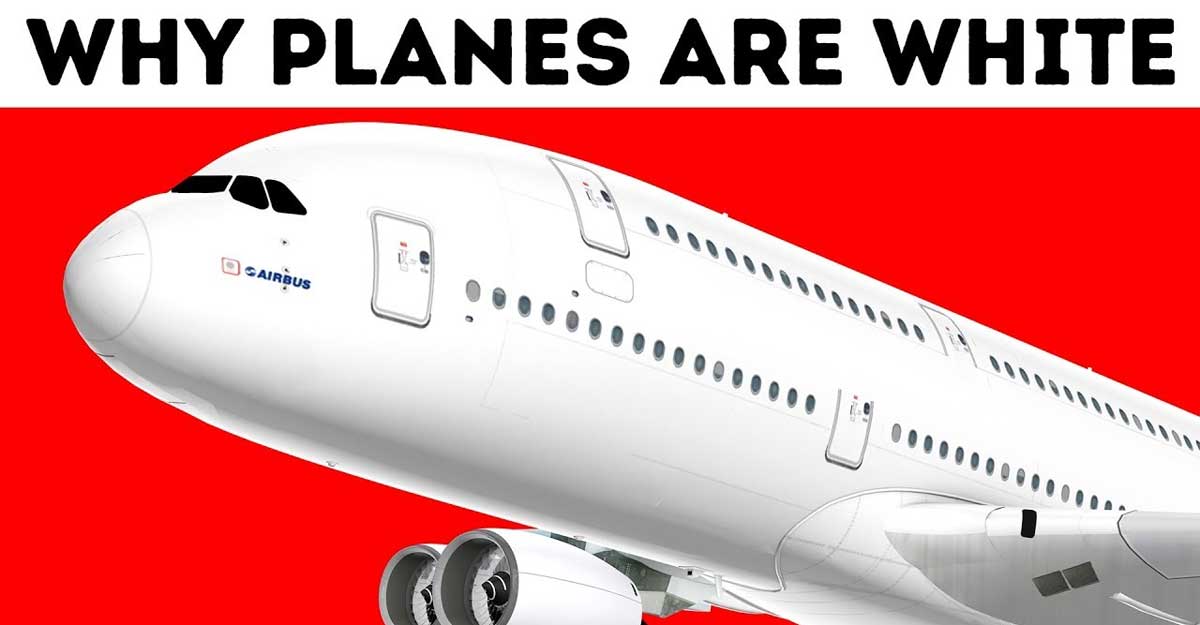 উড়োজাহাজ কেন সাদা রঙের হয়?