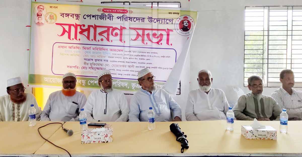 টাঙ্গাইলে বঙ্গবন্ধু পেশাজীবী পরিষদের নতুন কমিটির সভা অনুষ্ঠিত